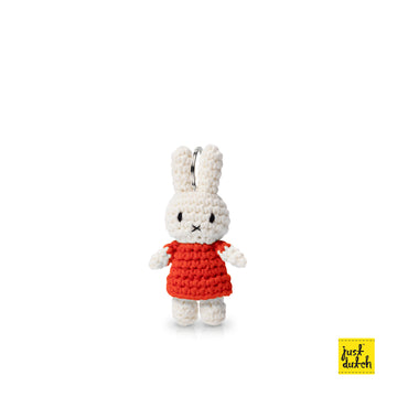 Miffy 米飛 手工編織 鑰匙圈 - 紅色